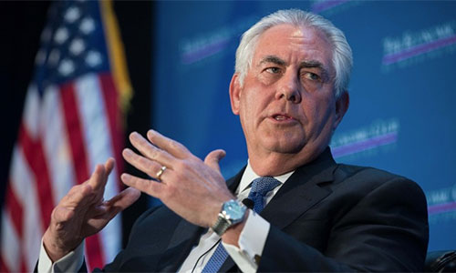 secretario de Estado estadounidense, Rex Tillerson